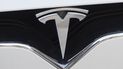 Logo del fabricante de vehículos eléctricos Tesla. Logo del fabricante de vehículos eléctricos Tesla.