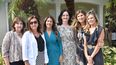 Olga Ramudo, Carme Hortalá, Mónica Vázquez, junto a Begoña Vizcaíno, Alma Miller y Cristina Valcarce.