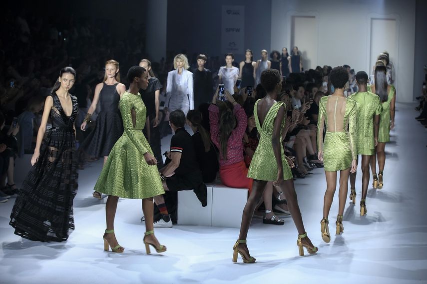 La pasarela de la firma&nbsp;Alexandrine por Batista Dinho en la pasada edición de la Semana de la Moda de Sao Paulo.&nbsp;