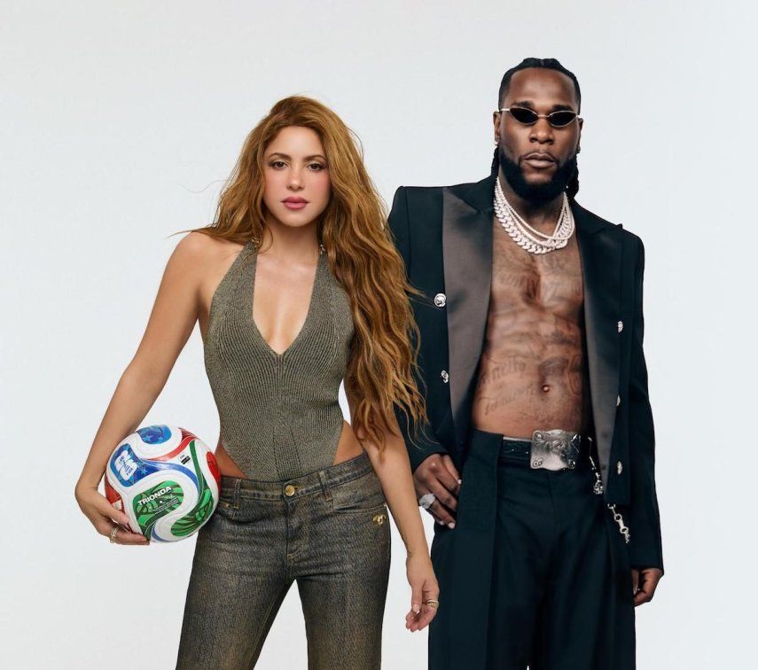 Shakira y el cantante nigeriano Burna Boy.&nbsp;