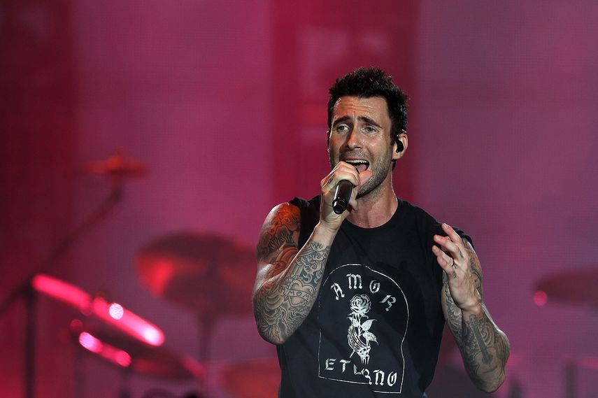 Adam Levine, vocalista del grupo&nbsp;Maroon&nbsp;5 actúa en la pasada edición del festival de música Rock in Río, en Río de Janeiro.&nbsp;