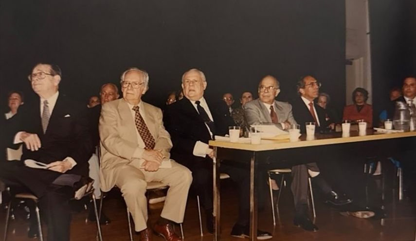 De izquierda a derecha, Luis Botifoll, Octavio Costa, Horacio Aguirre, Luis Aguilar León y Néstor Carbonell Cortina. De izquierda a derecha, Luis Botifoll, Octavio Costa, Horacio Aguirre, Luis Aguilar León y Néstor Carbonell Cortina.