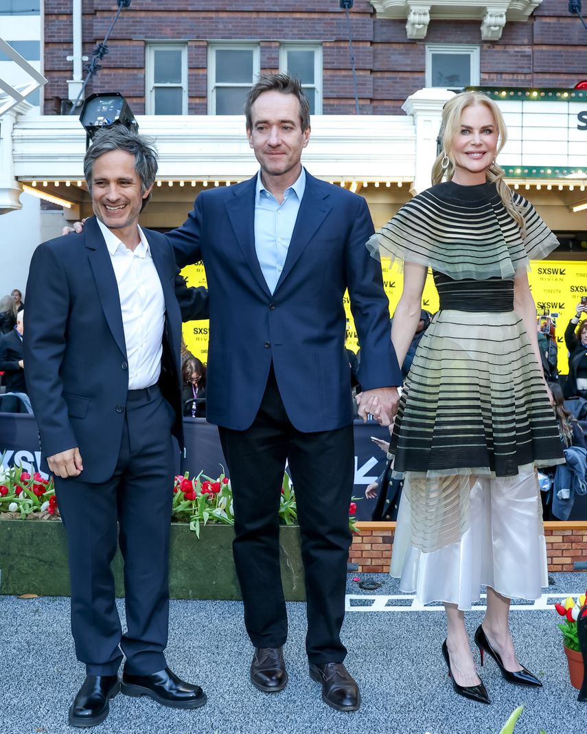 Gael García Bernal, Matthew Macfadyen y Nicole Kidman asisten al estreno de Amazon Studios MGM de la película Holland, Michigan, en el SXSW Film Festival, el 9 de marzo de 2025, en Austin, Texas.