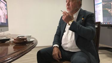 El empresario naviero venezolano, Wilmer Ruperti, fotografiado durante una entrevista en Caracas el 29 de abril del 2020.&nbsp; &nbsp;