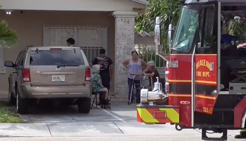 Los ancianos lograron salir a tiempo de la vivienda.&nbsp;