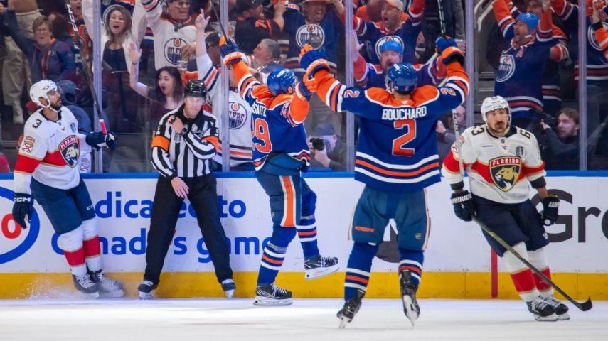 Draisaitl anotó el gol de la victoria en tiempo extra en el primer partido de la final de la Copa Stanley.
