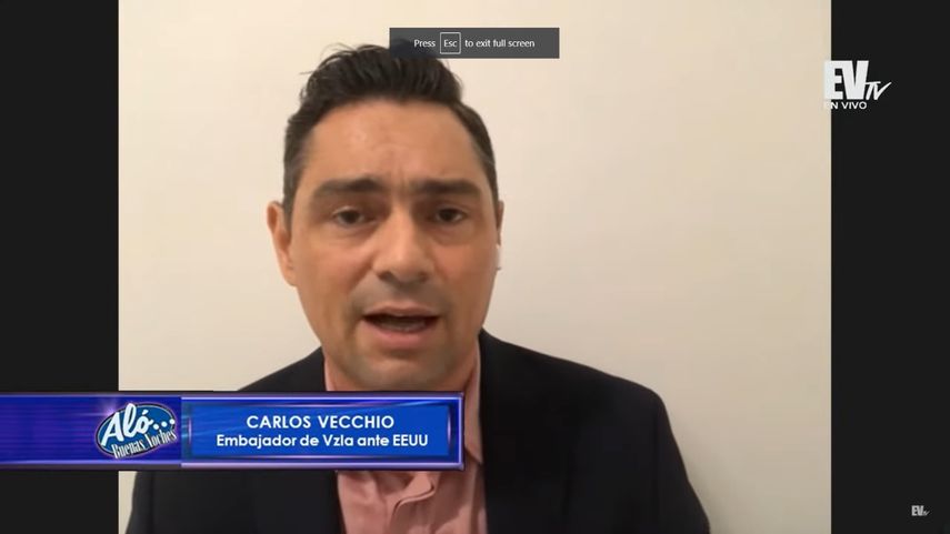 Carlos Vecchio, embajador de Venezuela ante los Estados Unidos&nbsp;