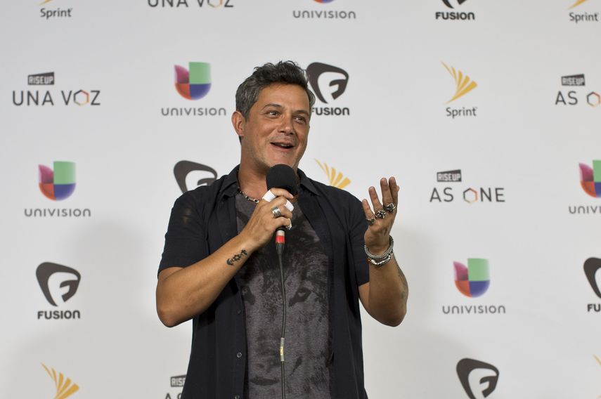 El cantante español Alejandro Sanz.