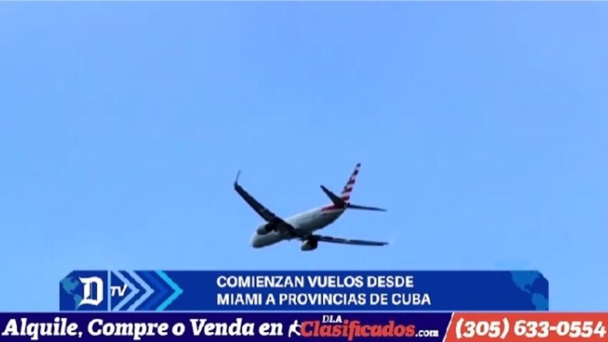 Comienzan vuelos desde Miami a provincias de Cuba