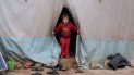 Niño en campamento de refugiados en Siria Niño en campamento de refugiados en Siria