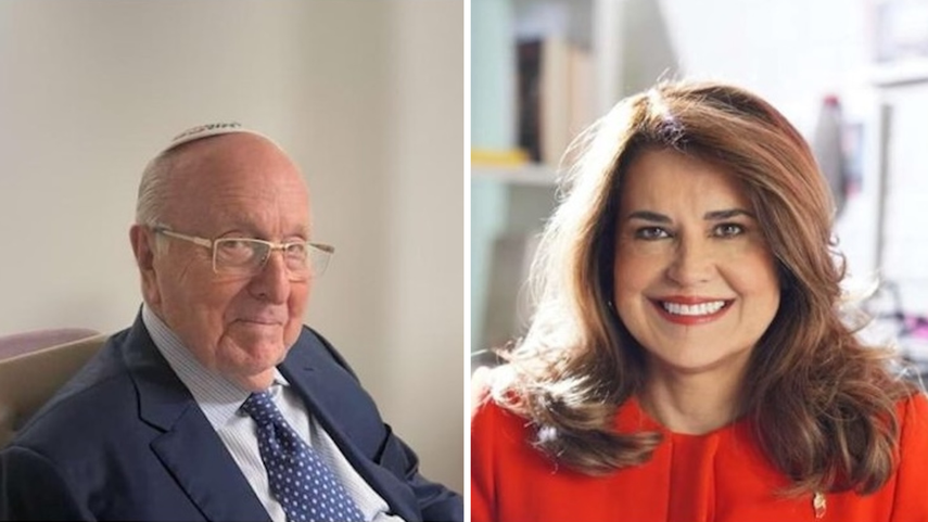 Isaac Gilinski Sragowicz y Annette Taddeo.&nbsp;