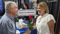El stand de Diario Las Américas en el 25 aniversario de Cuba Nostalgia.&nbsp;