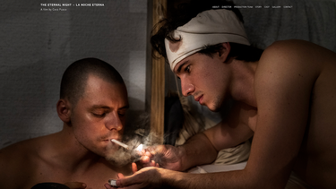 Fotograma de La noche eterna en la página web del filme.&nbsp;