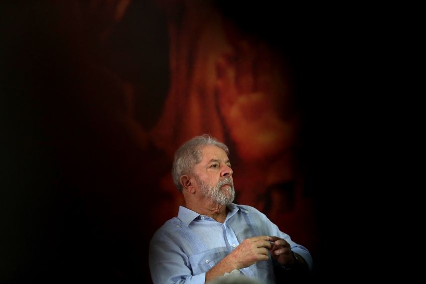 Fotografía de archivo fechada en enero de 2018 del expresidente brasileño Luiz Inácio Lula da Silva.