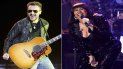 En esta combinación de fotos, Eric Church canta en el Festival Stagecoach Festival en Indio, California, el 29 de abril de 2016, a la izquierda, y Jazmine Sullivan canta en una gala previa al Grammy en Beverly Hills, California, el 9 de febrero de 2019. Sullivan y Church interpretarán juntos el himno nacional el próximo mes en el Super Bowl, mientras que H.E.R. cantará America the Beautiful. En esta combinación de fotos, Eric Church canta en el Festival Stagecoach Festival en Indio, California, el 29 de abril de 2016, a la izquierda, y Jazmine Sullivan canta en una gala previa al Grammy en Beverly Hills, California, el 9 de febrero de 2019. Sullivan y Church interpretarán juntos el himno nacional el próximo mes en el Super Bowl, mientras que H.E.R. cantará America the Beautiful.