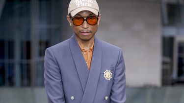 Pharrell Williams a su llegada a la Fundación Louis Vuitton en vísperas de la ceremonia de apertura de los Juegos Olímpicos de París, en los Juegos Olímpicos de Verano de 2024, el jueves 25 de julio de 2024, en París, Francia.&nbsp;