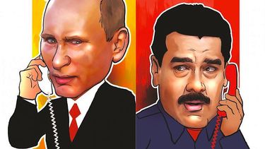 El gobernante de Rusia, Vladimir Putin, y el dictador venezolano Nicolás Maduro.&nbsp;