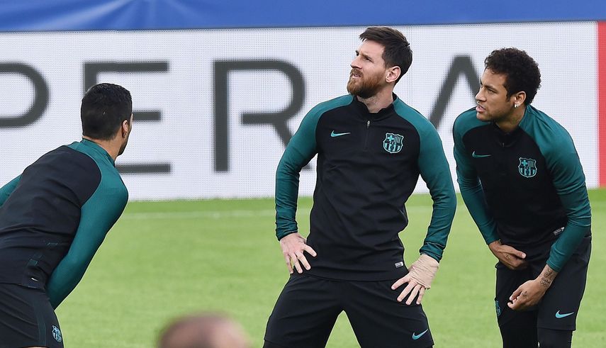Lionel Messi, Luis Suárez y Neymar estarán en el frente de ataque de los catalanes.