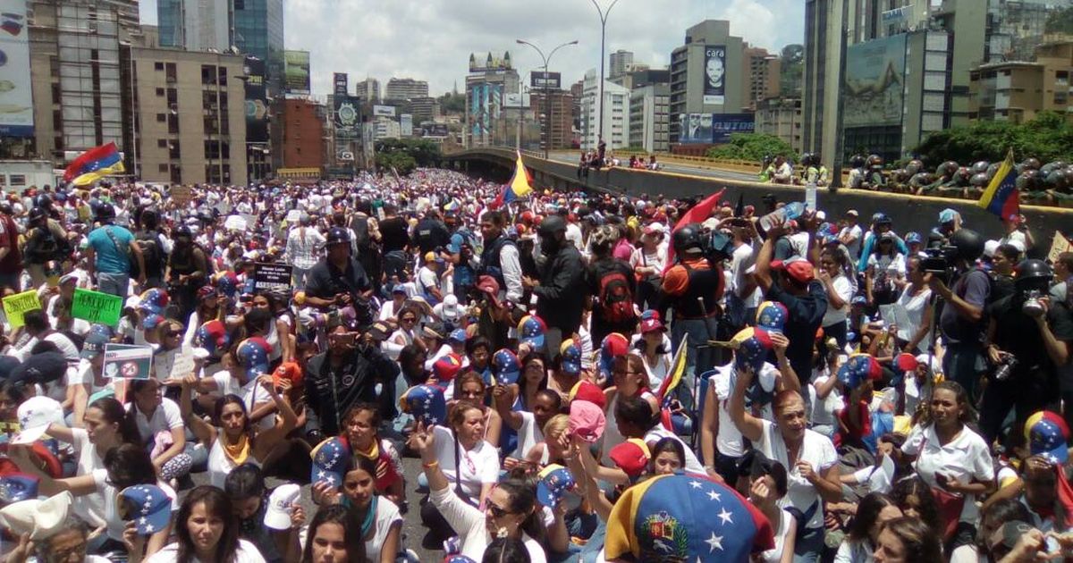 Así transcurrió la marcha de las mujeres en Caracas