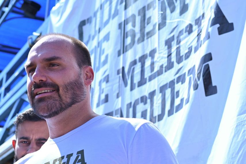 El diputado brasileño Eduardo Bolsonaro.&nbsp;