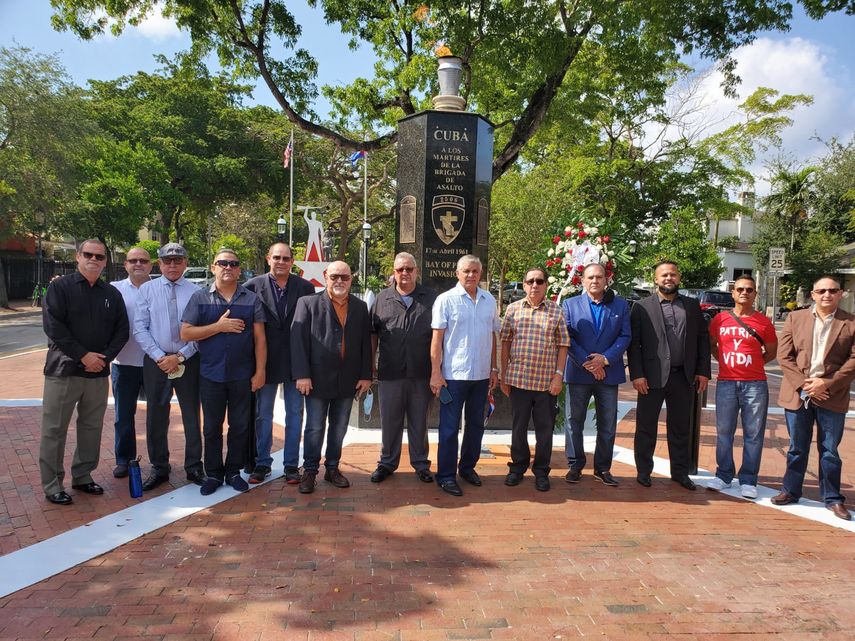 Masones en Miami rinden tributo a la Brigada 2506