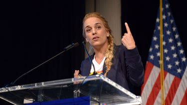 Lilian Tintori, esposa del líder opositor venezolano preso Leopoldo López.