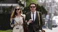 Danny Masterson y su esposa, la actriz Bijou Phillips, llegan para los alegatos finales en su segundo juicio por violación, el 16 de mayo de 2023, en Los Ángeles.