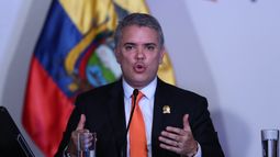 El presidente de Colombia, Iván Duque.