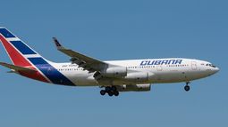 Imagen de referencia de una aereonave de Cubana de Aviación.&nbsp;