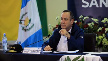 El presidente de Guatemala, Alejandro Giammattei.