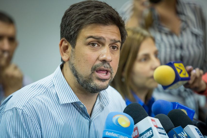 Carlos Ocariz, excandidato opositor a la gobernación del céntrico estado Miranda.