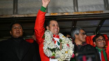 Edman Lara , el candidato a vicepresidente de Bolivia por el Partido Demócrata Cristiano (PDC).