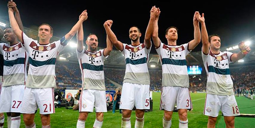 El bayern humilló a la Roma en su casa