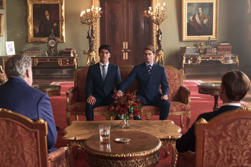 Escena del filme Red, White & Royal Blue.