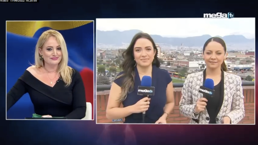 Reportaje de Mega TV sobre las elecciones en Colombia.&nbsp;
