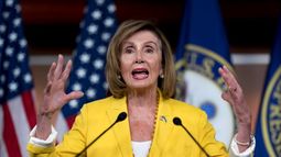 La presidenta de la Cámara de Representantes, Nancy Pelosi.&nbsp;