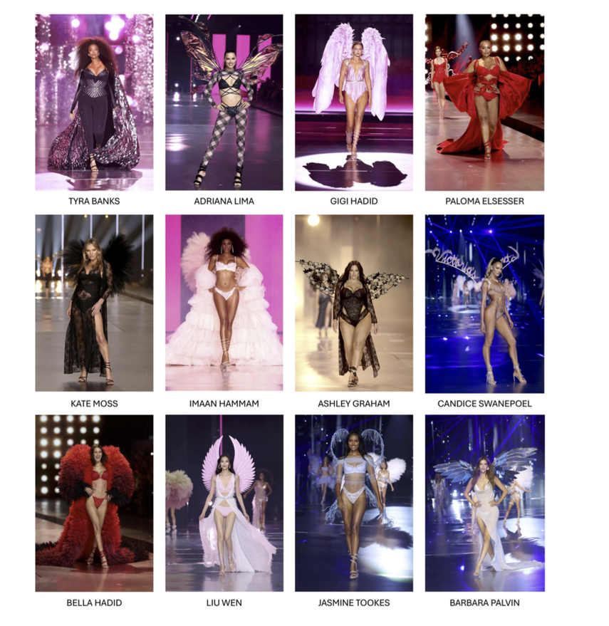 Modelos desfilan en el Victorias Secret Fashion Show.&nbsp;