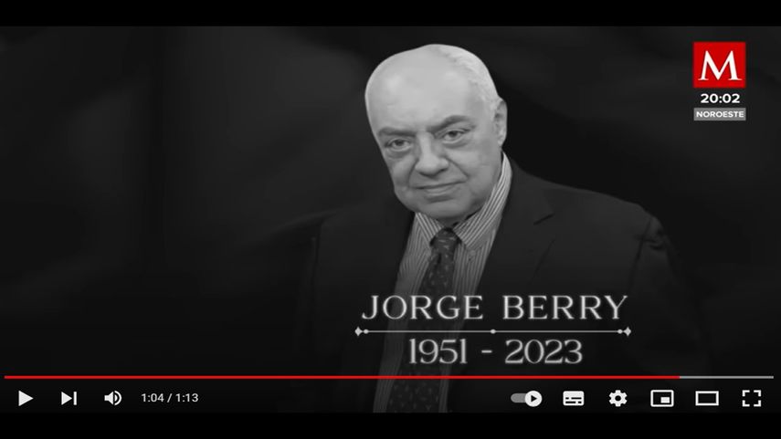 El periodista mexicano Jorge Berry.
