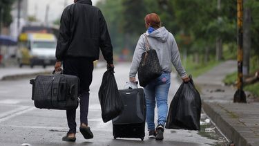 Venezolanos que abandonan su país huyendo de la crisis humanitaria generada por el régimen de Nicolás Maduro, llegan a Colombia.&nbsp;