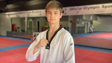 Víctor Rodrígues comenzó a practicar el taekwondo cuando tenía apenas 4 años de edad.