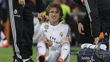 Luka Modric tiene un esguince en la rodilla derecha 