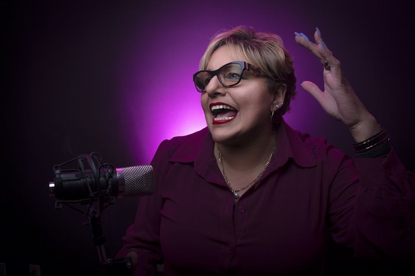 La bolerista cubana Malena Burke. 