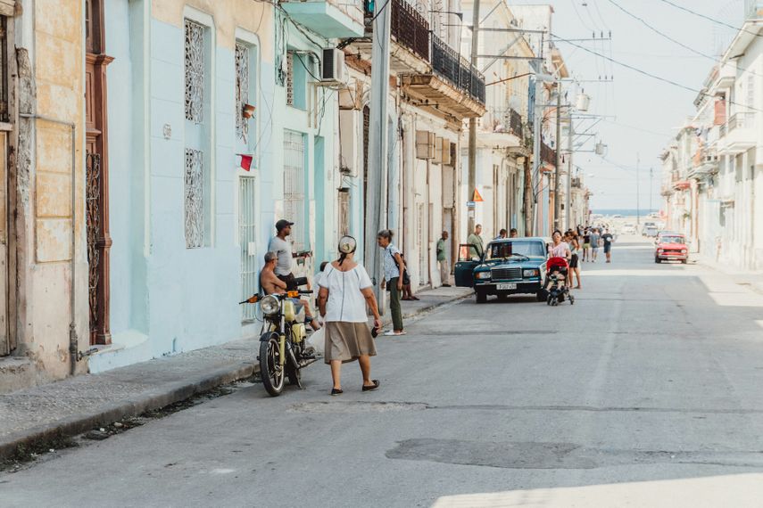 Una calle en La Habana.&nbsp;