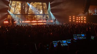 Escenario del James L. Knight Center de Miami.