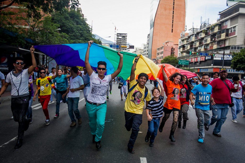 Manifestantes exigen igualdad de derechos para los homosexuales venezolanos. (EFE/ARCHIVO)