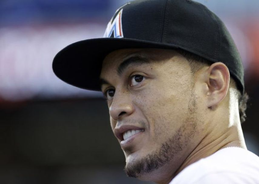Stanton estuvo liderando la liga en jonrones por un buen rato (Archivo)