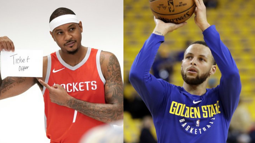 Carmelo Anthony a los Lakers, Curry se queda con Warriors&nbsp;