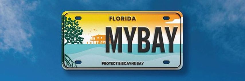 Miami-Dade insta la compra de la matrícula especial en apoyo a la Bahía de Biscayne