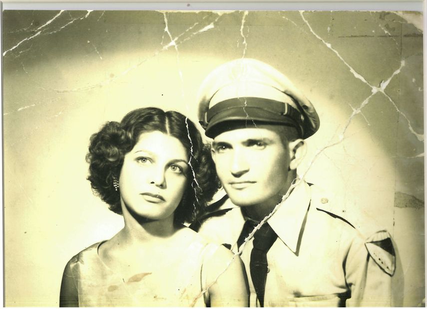 Los abuelos del chef Beltrán.&nbsp;