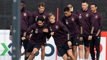 La selección de Alemania durante los entrenamientos de cara a la Liga de Naciones, el evento europeo antes del Mundial de Catar 2022